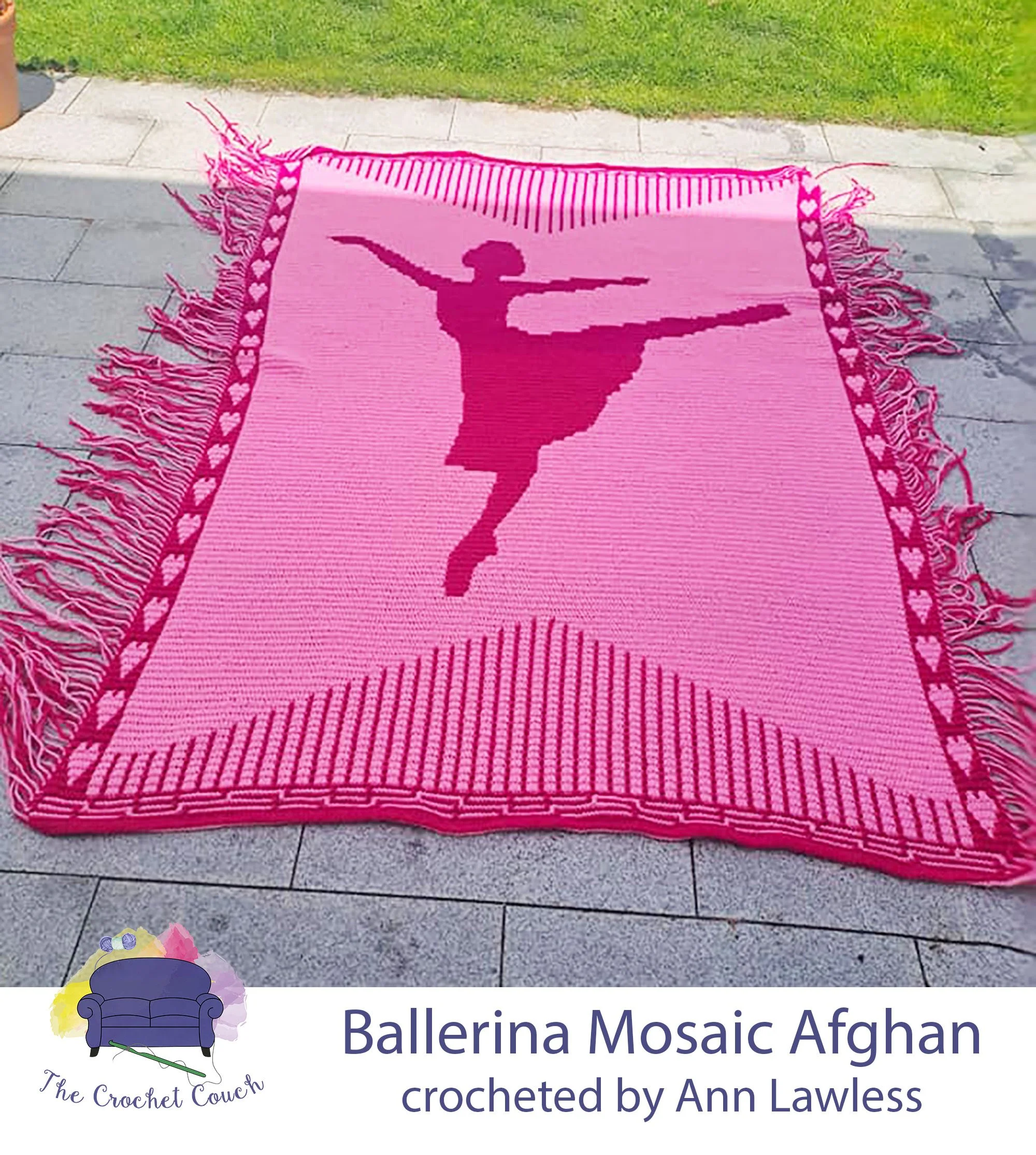 Ballerina Afghan, Mosaic Crochet Pattern